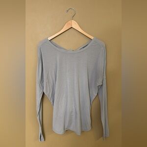 Prana Women's Light Gray Long Sleeve Top